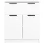 Weißes Sperrholz-Sideboard 60x30x70 cm von vidaXL, Sideboards - Ref: Foro24-811088, Preis: 82,89 €, Rabatt: %