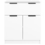 Weißes Sperrholz-Sideboard 60x30x70 cm von vidaXL, Sideboards - Ref: Foro24-811088, Preis: 88,31 €, Rabatt: %