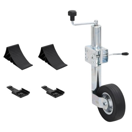 Rueda de remolque abrazadera partida y calzos de ruedas 60 mm von , Anhänger für Güter und Transport - Ref: Foro24-3281612, P...