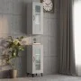 Betongrauer Hängewandschrank 34,5x34x90 cm von vidaXL, Sideboards - Ref: Foro24-812460, Preis: 60,71 €, Rabatt: %