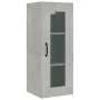 Armario colgante de pared gris hormigón 34,5x34x90 cm de vidaXL, Aparadores - Ref: Foro24-812460, Precio: 60,71 €, Descuento: %