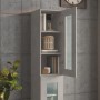 Betongrauer Hängewandschrank 34,5x34x90 cm von vidaXL, Sideboards - Ref: Foro24-812460, Preis: 61,52 €, Rabatt: %