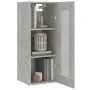 Betongrauer Hängewandschrank 34,5x34x90 cm von vidaXL, Sideboards - Ref: Foro24-812460, Preis: 60,71 €, Rabatt: %