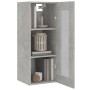 Betongrauer Hängewandschrank 34,5x34x90 cm von vidaXL, Sideboards - Ref: Foro24-812460, Preis: 61,52 €, Rabatt: %