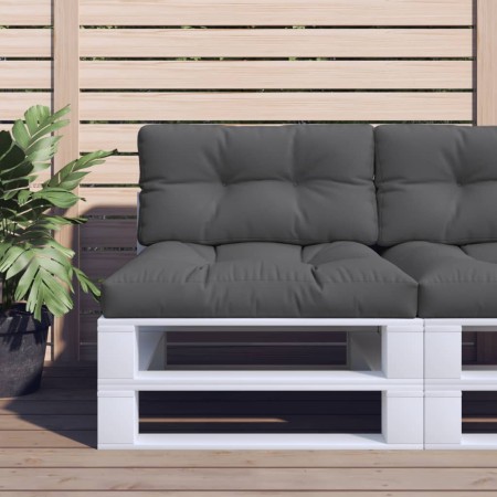 Cojín para sofá de palets de tela antracita 70x40x12 cm de , Cojines para sillas y sofás - Ref: Foro24-360579, Precio: 26,97 ...
