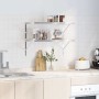 Estantes de pared 2 uds acero inoxidable plateado 75x40 cm by , Shelves and shelves - Ref: Foro24-3214505, Price: 66,39 €, Di...