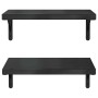 Estantes de pared 2 uds acero inoxidable negro 50x30 cm by , Shelves and shelves - Ref: Foro24-3214518, Price: 61,50 €, Disco...