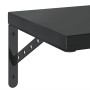 Estantes de pared 2 uds acero inoxidable negro 50x30 cm by , Shelves and shelves - Ref: Foro24-3214518, Price: 61,50 €, Disco...
