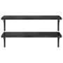 Estantes de pared 2 uds acero inoxidable negro 100x40 cm by , Shelves and shelves - Ref: Foro24-3214511, Price: 80,59 €, Disc...