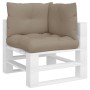 Cojines para palets 3 unidades tela gris taupé by , Cushions for chairs and sofas - Ref: Foro24-360863, Price: 44,35 €, Disco...