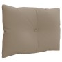 Cojines para palets 3 unidades tela gris taupé by , Cushions for chairs and sofas - Ref: Foro24-360863, Price: 44,35 €, Disco...