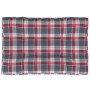 Cojín para sofá de palets tela a cuadros rojo 120x80x12 cm de , Cojines para sillas y sofás - Ref: Foro24-360526, Precio: 43,...