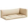 Cojines para sofá de palets 3 unidades tela beige von , Kissen für Stühle und Sofas - Ref: Foro24-360947, Preis: 68,96 €, Rab...