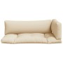 Cojines para sofá de palets 3 unidades tela beige von , Kissen für Stühle und Sofas - Ref: Foro24-360947, Preis: 68,96 €, Rab...