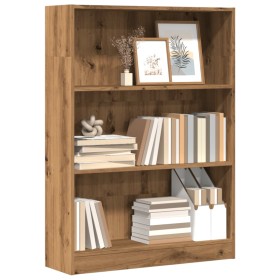 Estantería de madera de ingeniería roble