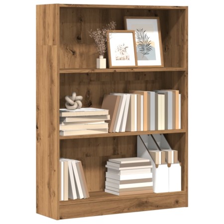 Estantería de madera de ingeniería roble artesanal 80x24x109 cm | Foro24.es | Tu tienda online para hogar, jardín y más Foro24.es
