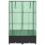 Arriate con cubierta invernadero aspecto ratán 80x40x138 cm | Foro24.es | Tu tienda online para hogar, jardín y más Foro24.es