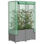 Arriate con cubierta invernadero aspecto ratán 80x40x138 cm by , Pots and planters - Ref: Foro24-4015856, Price: 68,11 €, Dis...