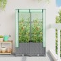 Arriate con cubierta invernadero aspecto ratán 80x40x138 cm by , Pots and planters - Ref: Foro24-4015856, Price: 68,11 €, Dis...