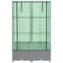Arriate con cubierta invernadero aspecto ratán 80x40x138 cm by , Pots and planters - Ref: Foro24-4015856, Price: 68,11 €, Dis...