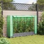 Arriate con cubierta invernadero aspecto ratán 160x40x123 cm de , Maceteros y jardineras - Ref: Foro24-4015854, Precio: 93,79...