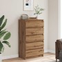 Cajonera de madera de ingeniería roble artisan 60x36x103 cm by , Sideboards - Ref: Foro24-855997, Price: 120,61 €, Discount: %