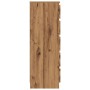Cajonera de madera de ingeniería roble artisan 60x36x103 cm by , Sideboards - Ref: Foro24-855997, Price: 120,61 €, Discount: %