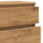 Cajonera de madera de ingeniería roble artisan 60x36x103 cm by , Sideboards - Ref: Foro24-855997, Price: 120,61 €, Discount: %