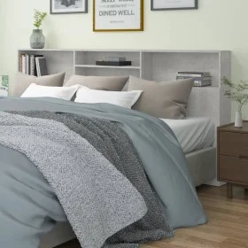 Concrete gray headboard furniture 220x19x103.5 cm by vidaXL, Headboards and footboards - Ref: Foro24-811902, Price: 68,47 €, ...