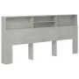 Concrete gray headboard furniture 220x19x103.5 cm by vidaXL, Headboards and footboards - Ref: Foro24-811902, Price: 68,34 €, ...