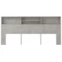 Concrete gray headboard furniture 220x19x103.5 cm by vidaXL, Headboards and footboards - Ref: Foro24-811902, Price: 68,34 €, ...