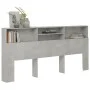 Betongraues Kopfteilmöbel 220x19x103,5 cm von vidaXL, Kopf- und Fußteile - Ref: Foro24-811902, Preis: 68,46 €, Rabatt: %