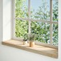 Alféizares de ventana 2 uds madera maciza roble sin tratar by , Marcos de ventanas - Ref: Foro24-4009096, Price: 61,90 €, Dis...
