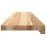 Alféizares de ventana 2 uds madera maciza roble sin tratar