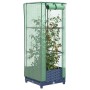 Arriate con cubierta invernadero aspecto ratán 40x40x123 cm | Foro24.es | Tu tienda online para hogar, jardín y más Foro24.es