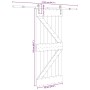 Puerta corredera con herrajes madera maciza de pino 85x210 cm von , Türen - Ref: Foro24-3332611, Preis: 180,70 €, Rabatt: %