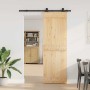 Puerta corredera con herrajes madera maciza de pino 70x210 cm von , Türen - Ref: Foro24-3332664, Preis: 155,98 €, Rabatt: %