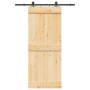 Puerta corredera con herrajes madera maciza de pino 85x210 cm von , Türen - Ref: Foro24-3332666, Preis: 162,15 €, Rabatt: %