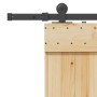 Puerta corredera con herrajes madera maciza de pino 70x210 cm by , Doors - Ref: Foro24-3332670, Price: 160,92 €, Discount: %