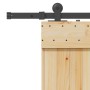 Puerta corredera con herrajes madera maciza de pino 85x210 cm by , Doors - Ref: Foro24-3332672, Price: 166,90 €, Discount: %