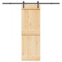 Puerta corredera con herrajes madera maciza de pino 70x210 cm de , Puertas - Ref: Foro24-3332658, Precio: 164,58 €, Descuento: %