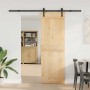 Puerta corredera con herrajes madera maciza de pino 70x210 cm de , Puertas - Ref: Foro24-3332658, Precio: 164,58 €, Descuento: %