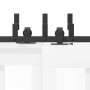 Kit de herrajes para puertas correderas acero negro 152,5 cm by , Door items - Ref: Foro24-3295731, Price: 129,52 €, Discount: %
