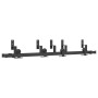 Kit de herrajes para puertas correderas acero negro 152,5 cm by , Door items - Ref: Foro24-3295727, Price: 119,66 €, Discount: %