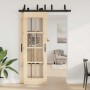 Kit de herrajes para puertas correderas acero negro 152,5 cm by , Door items - Ref: Foro24-3295727, Price: 119,66 €, Discount: %