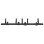 Kit de herrajes para puertas correderas acero negro 152,5 cm by , Door items - Ref: Foro24-3295727, Price: 119,66 €, Discount: %