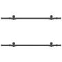 Kit de herrajes para puertas correderas acero negro 152,5 cm by , Door items - Ref: Foro24-3295727, Price: 119,66 €, Discount: %