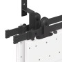 Kit de herrajes para puertas correderas acero negro 152,5 cm by , Door items - Ref: Foro24-3295727, Price: 119,66 €, Discount: %