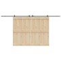 Kit de herrajes para puertas correderas acero negro 427 cm von , Türartikel - Ref: Foro24-3295784, Preis: 113,35 €, Rabatt: %