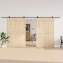 Kit de herrajes para puertas correderas acero negro 427 cm von , Türartikel - Ref: Foro24-3295784, Preis: 113,35 €, Rabatt: %